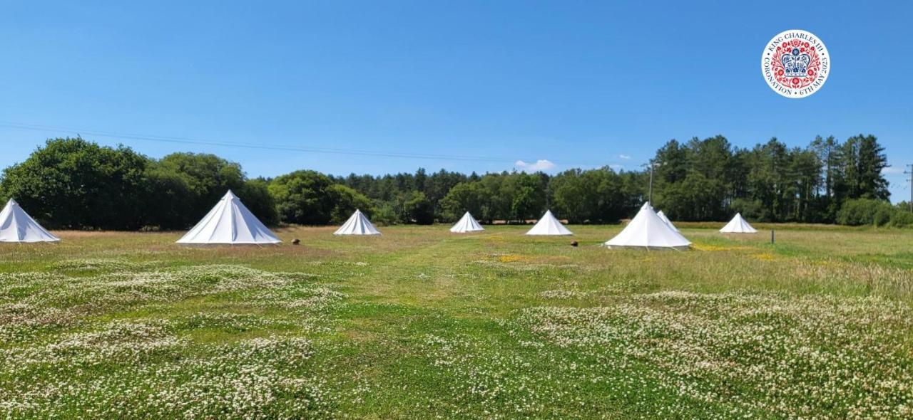Dorset Glamping Fields Hotell Corfe Mullen Exteriör bild